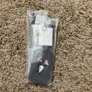 Vera Bradley playful penguin luggage tag